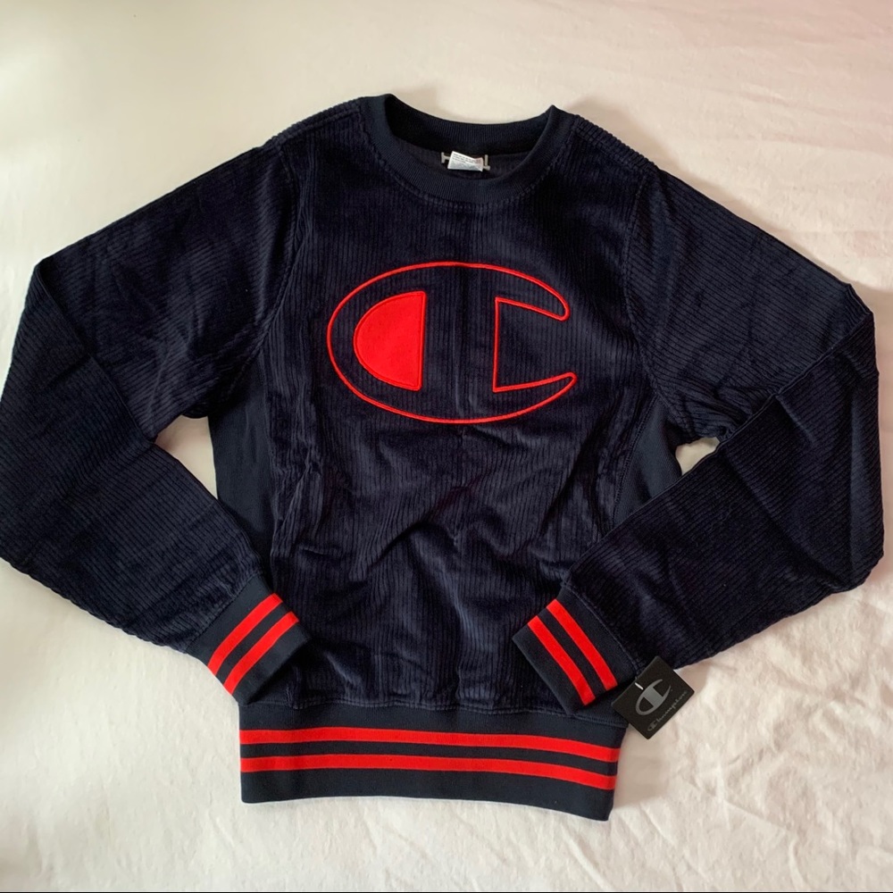 Champion Corduroy Reverse Weave Crewneck NEW